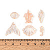 Ocean Theme Transparent Acrylic Beads TACR-T028-69-01D-3