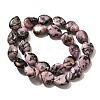 Natural Rhodonite Beads Strands G-P561-B10-01-3