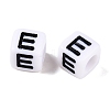 Large Hole Acrylic Letter European Beads SACR-Q103-6mm-01E-3