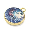 Printed Brass Pendants KK-CBAF4A6-01G-06-2