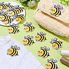Bees Computerized Embroidery Cloth Iron on/Sew on Patches PATC-WH0002-131-4
