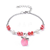 Charm Bracelets BJEW-JB05191-M-2