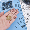 120Pcs Stainless Steel Split Rings FIND-UN0016-68-2