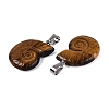 Natural Tiger Eye Pendants G-Q601-45C-2