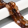Natural Red Agate Beads Strands G-M403-D05-01-2