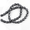 Non-magnetic Synthetic Hematite Beads Strands X-G-R260-35-2