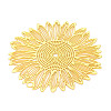 Brass Filigree Big Pendants KKC-T003-13G-2