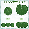 Artificial EVA Foam Lotus Leaf & Flower AJEW-SP0003-26C-2