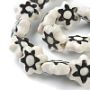 Handmade Porcelain Flower Beads PORC-J008-06-4