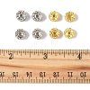 120Pcs 2 Colors Brass Crystal Rhinestone Spacer Beads RB-FS0001-06-5