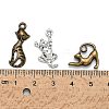 Kitten Theme Tibetan Style Alloy Pendants TIBEP-MSMC018-M2-4