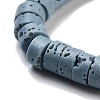 Natural Lava Rock Dyed Beads Strands G-K375-G01-01-4