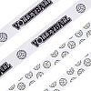 2 Rolls 2 Styles Polyester Sport Ball Printed Grosgrain Ribbon for Sewing Decoration OCOR-GF0004-32A-5