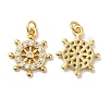 925 Sterling Silver Micro Pave Cubic Zirconia Charms STER-I010-25G-1
