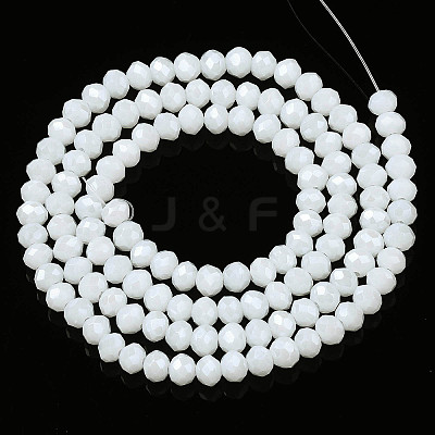 Electroplate Glass Beads Strands EGLA-A034-P3mm-A02-1