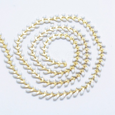 Brass Handmade Chains X-CHC-P004-C01G-1