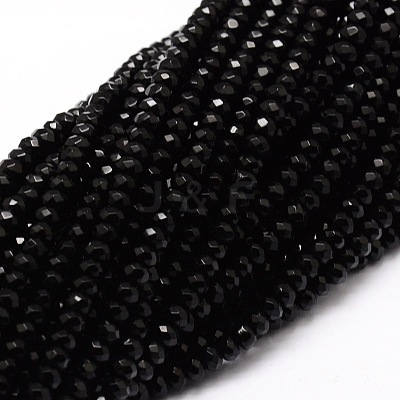 Dyed Natural Malaysia Jade Rondelle Beads Strands G-E316-2x4mm-08-1