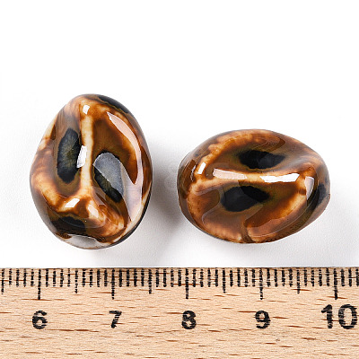 Handmade Porcelain Beads PORC-N008-06K-1
