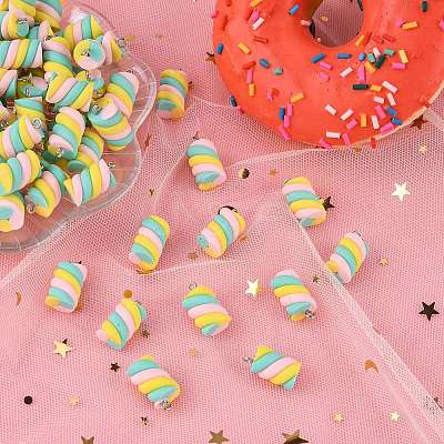 Handmade Polymer Clay Charms LS-X-CLAY-T016-83B-1