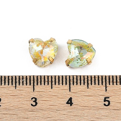 Brass Glass Rhinestone Sew on Rhinestones RGLA-U001-11G-01-1