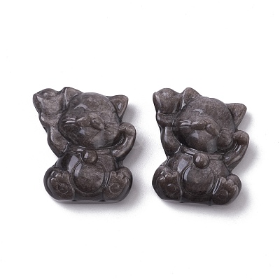 Natural Obsidian Pendants G-B019-02-1