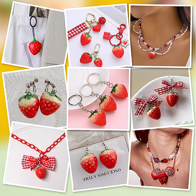 20Pcs Opaque Resin Pendants RESI-UN0001-06-1