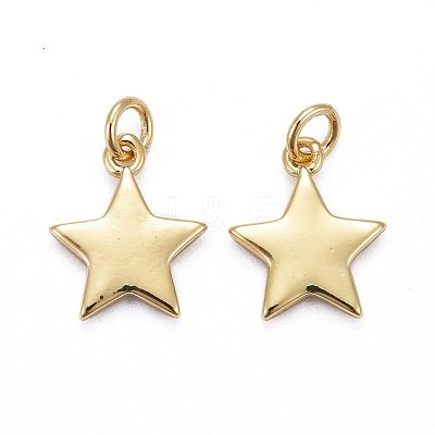 Brass Pendants KK-Z008-16G-1