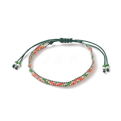 Handmade Japanese Seed Braided Bead Bracelets BJEW-MZ00020-01-1
