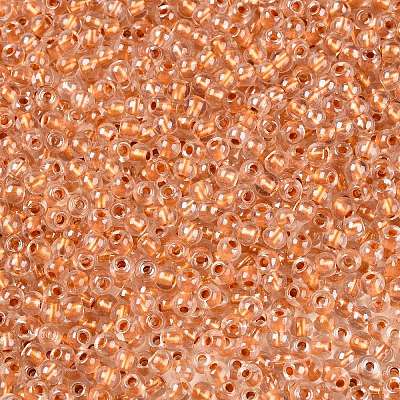 6/0 Transparent Inside Colours Glass Seed Round Beads SEED-N006-004I-1