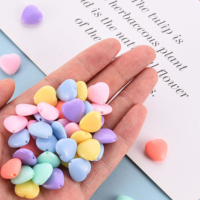 Opaque Acrylic Beads X-TACR-S154-44D-1