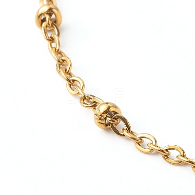 304 Stainless Steel Paperclip & Satellite Chains Bracelet Set X-BJEW-JB06523-1