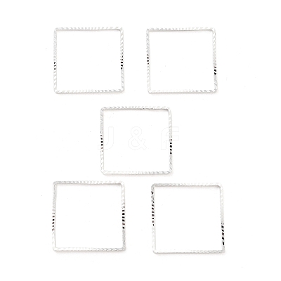 Brass Beads Frames KK-M288-01S-G-1