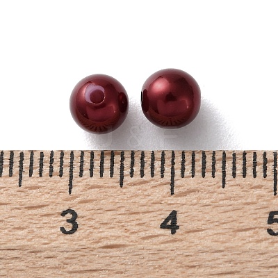 Plastic Imitation Pearl Beads FIND-M059-01B-01-1