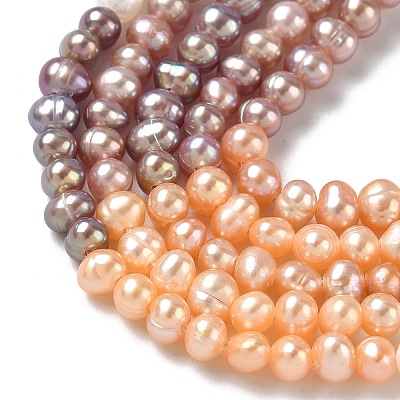 Natural Cultured Freshwater Pearl Beads Strands PEAR-C004-10-1