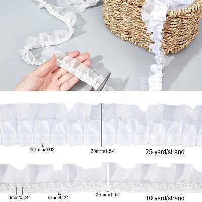 5 Yards 2 Style Polyester Ribbon OCOR-CA0001-04-1