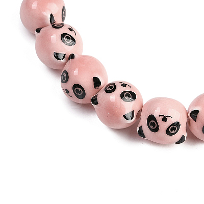 Handmade Porcelain Beads Strands PORC-P029-02D-1