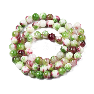 Natural Dyed Persian Jade Gemstone Bead Strands G-R271-6mm-XP03-1