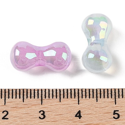 Opaque Acrylic Beads OACR-G035-04-1