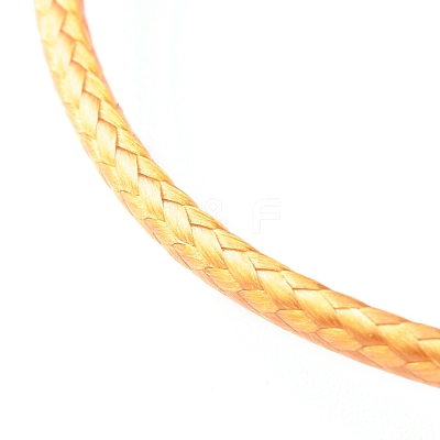 Braided Waxed Polyester Cord Bracelet Making Accessories AJEW-JB01077-1