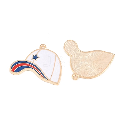 Sport Alloy Enamel Pendants ENAM-C035-01C-1