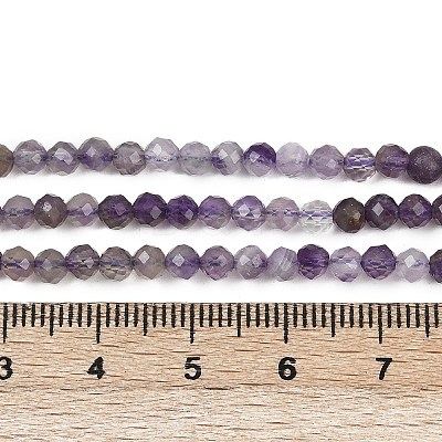 Natural Amethyst Beads Strands G-RM2025-B38-3mm-1
