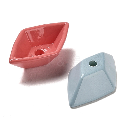 Baking Paint Acrylic Beads MACR-M036-04-1