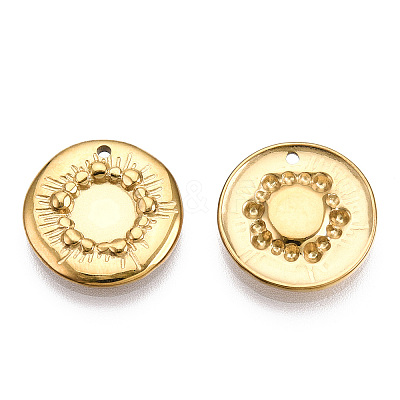 304 Stainless Steel Pendant Cabochon Settings X-STAS-T060-47G-1
