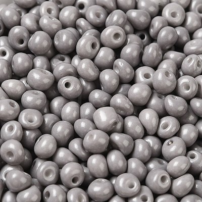 6/0 Opaque Baking Paint Glass Seed Beads X1-SEED-M012-02A-17-1