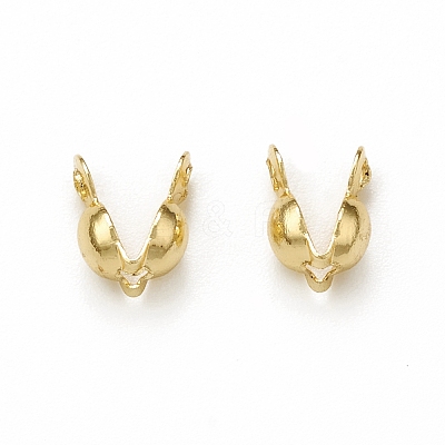 Brass Bead Tips KK-P228-03G-1