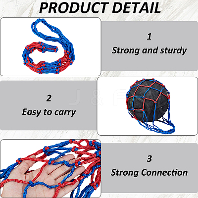  Polyester Basketball Net AJEW-CN0002-47A-1