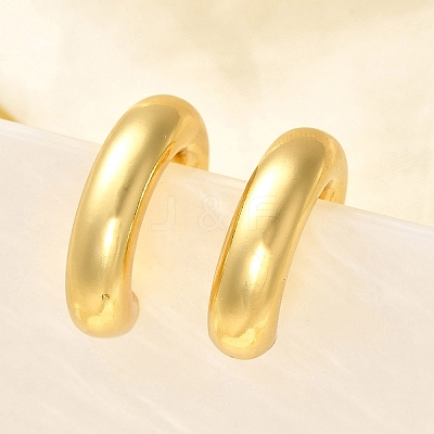 Rack Plating Brass Round Cuff Earrings EJEW-R150-16G-1