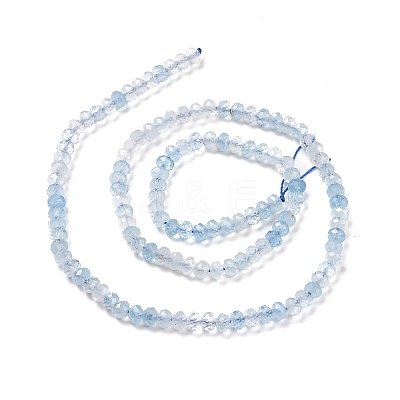Natural Aquamarine Beads Strands G-E194-16-1