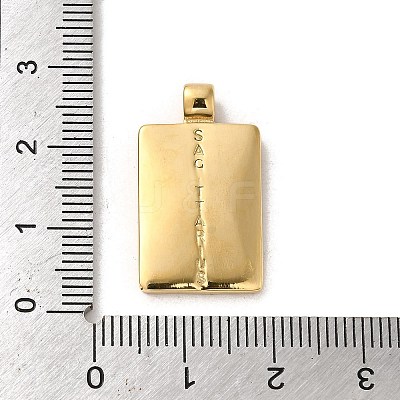 304 Stainless Steel Pendants STAS-L022-306G-07-1