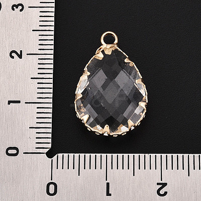 Transparent Glass Pendants KK-N283-02J-G-1